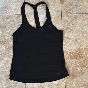 Nike Women's Sleek Black Racerback Tank Top